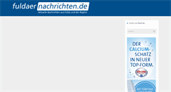 Desktop Screenshot of fuldaer-nachrichten.de