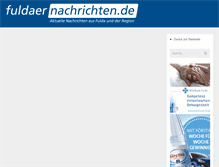 Tablet Screenshot of fuldaer-nachrichten.de